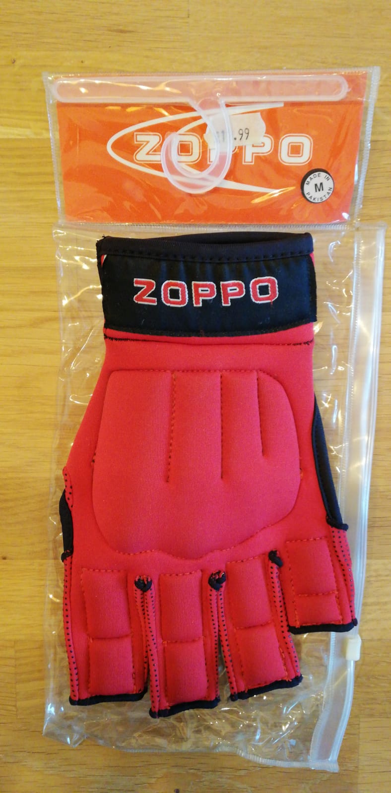 Zoppo Open Palm Protection Glove Red